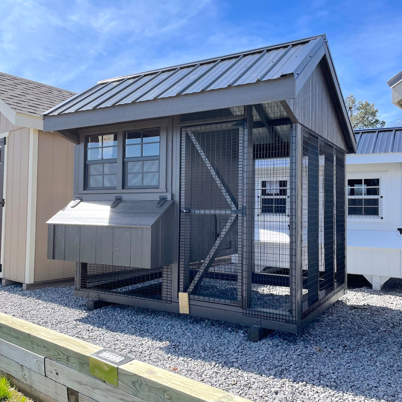 A 6x8 chicken coop for sale in Ontario. 